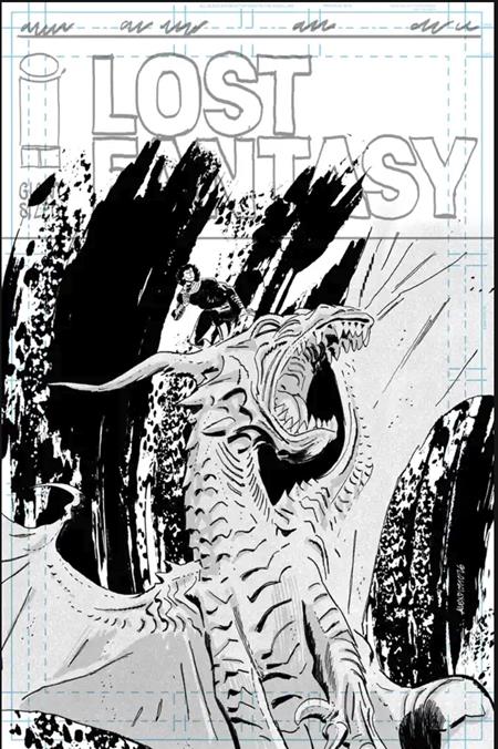 LOST FANTASY #12 CVR C INC 1:25 ALEX DIOTTO RAW ART VAR