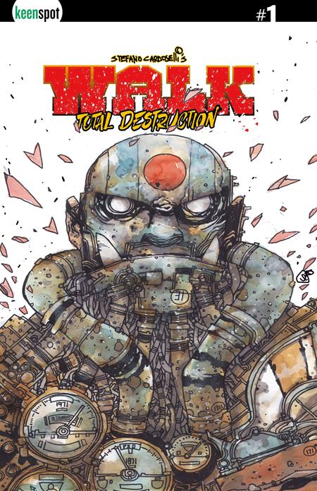 WALK TOTAL DESTRUCTION #1 (ONE SHOT) CVR D STEFANO CARDOSELLI METAL VAR