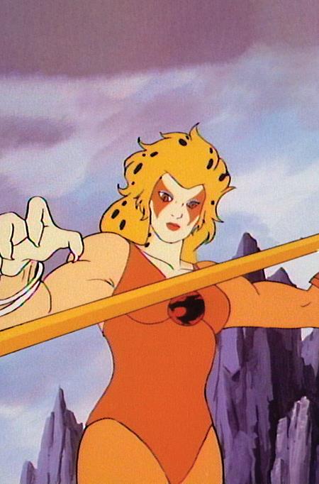 THUNDERCATS CHEETARA #1 CVR K INC 1:10 ANIMATION ART VIRGIN VAR
