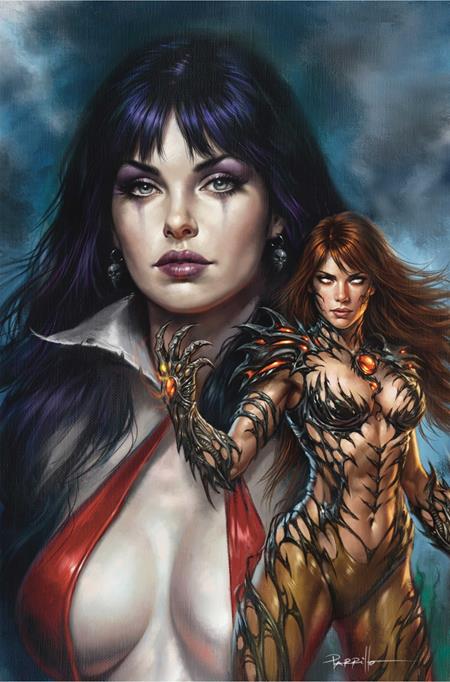 VAMPIRELLA X WITCHBLADE SPECIAL #1 (ONE SHOT) CVR M INC 1:25 LUCIO PARRILLO VIRGIN VAR