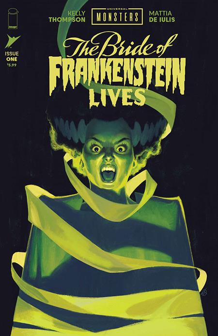 UNIVERSAL MONSTERS THE BRIDE OF FRANKENSTEIN LIVES #1 (OF 4) CVR H INC 1:100 DAVID TALASKI FOIL VAR