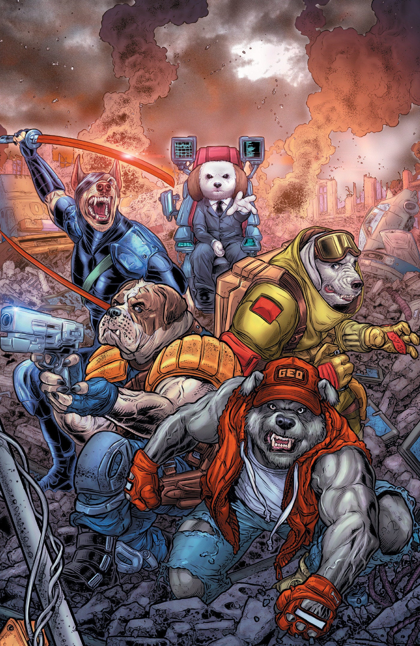 SUPER MONDO MEGA MUTTS #3 CVR E INC 1:20 JUAN JOSE RYP FULL ART VAR