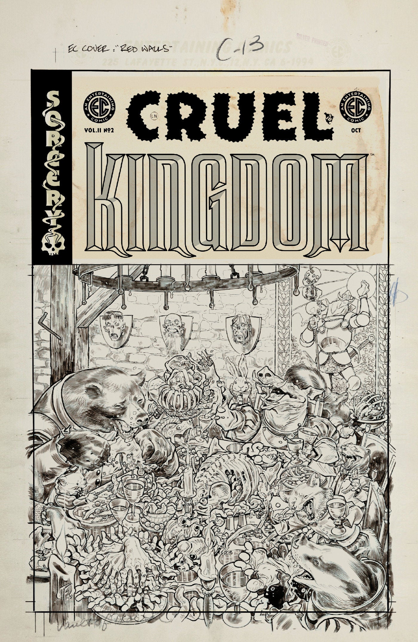 EC CRUEL KINGDOM 2 #2 CVR D INC 1:20 TOM FOWLER B&W ARTIST EDITION VAR