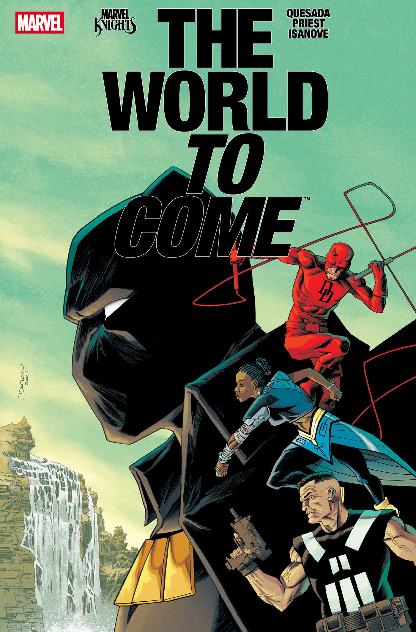 MARVEL KNIGHTS: THE WORLD TO COME #6 DECLAN SHALVEY VARIANT 1:25