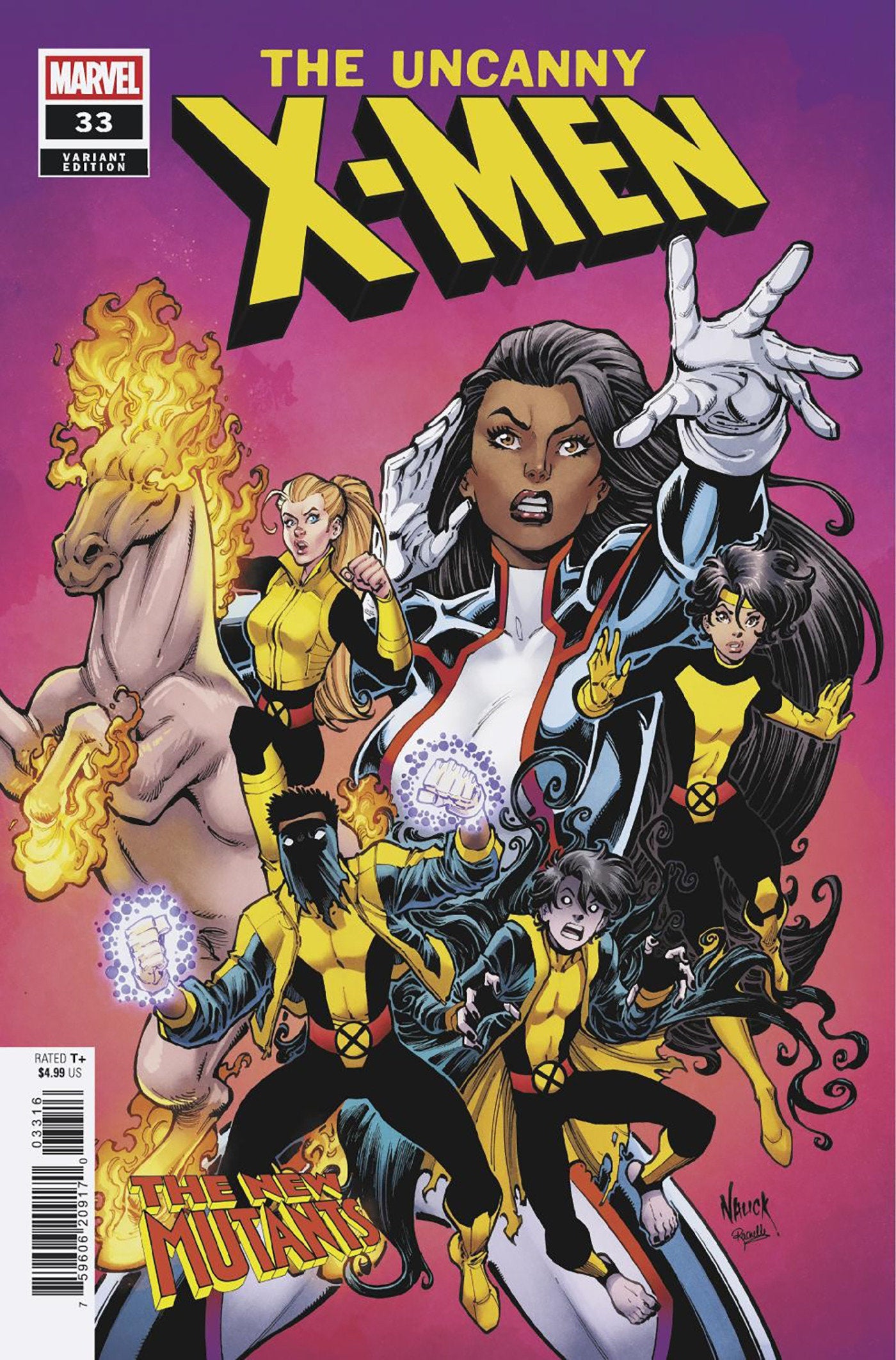 UNCANNY X-MEN #33 TODD NAUCK VARIANT 1:25