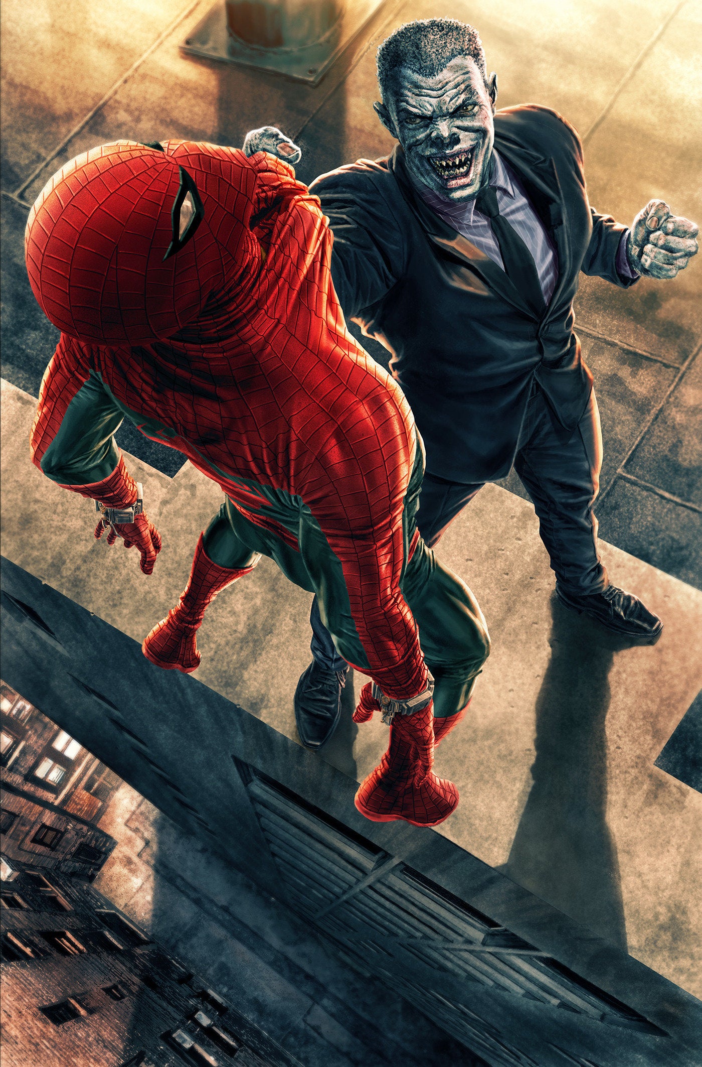 AMAZING SPIDER-MAN #34 LEE BERMEJO AMAZING VISIONS VIRGIN VARIANT 1:100