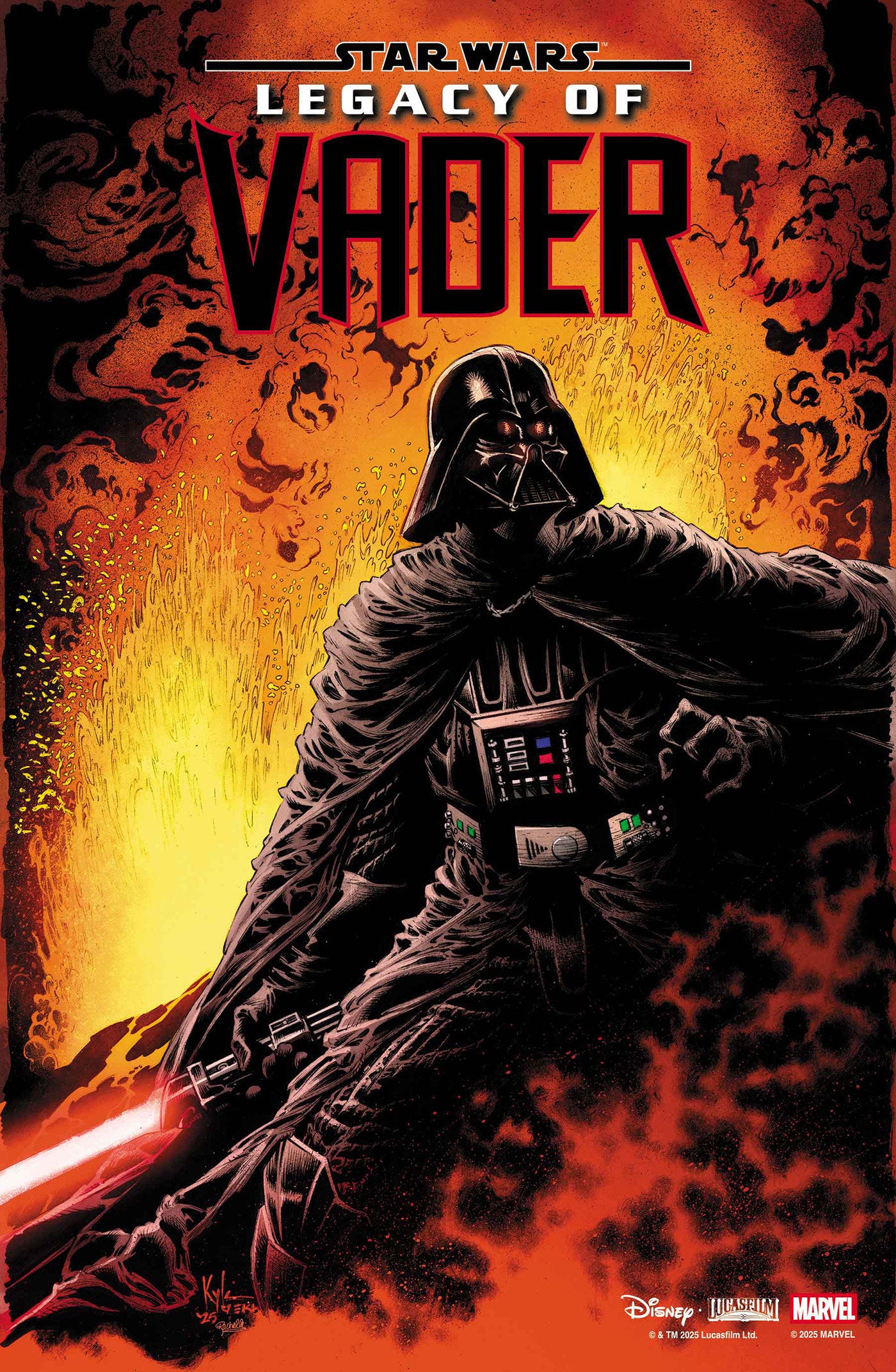 STAR WARS: LEGACY OF VADER #12 KYLE HOTZ VARIANT 1:25