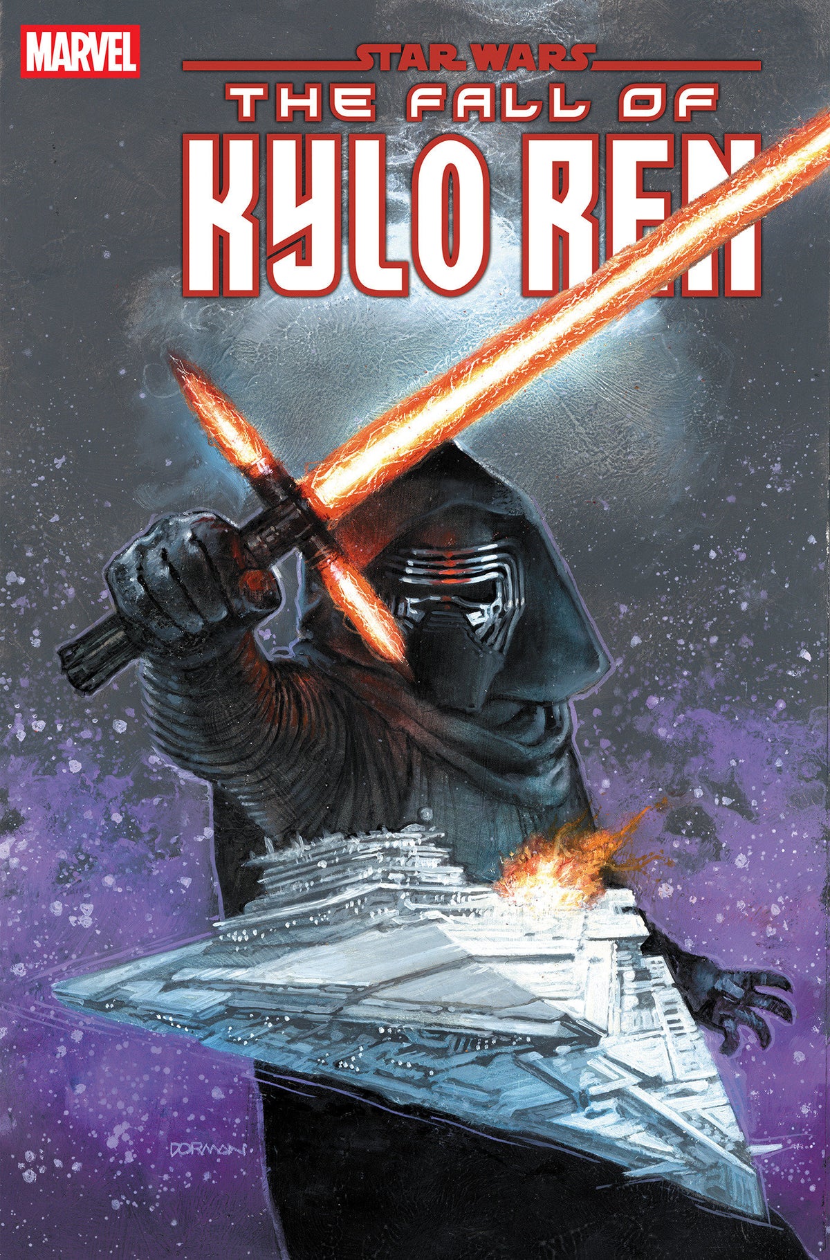 STAR WARS: THE FALL OF KYLO REN #3 DAVE DORMAN VARIANT 1:25