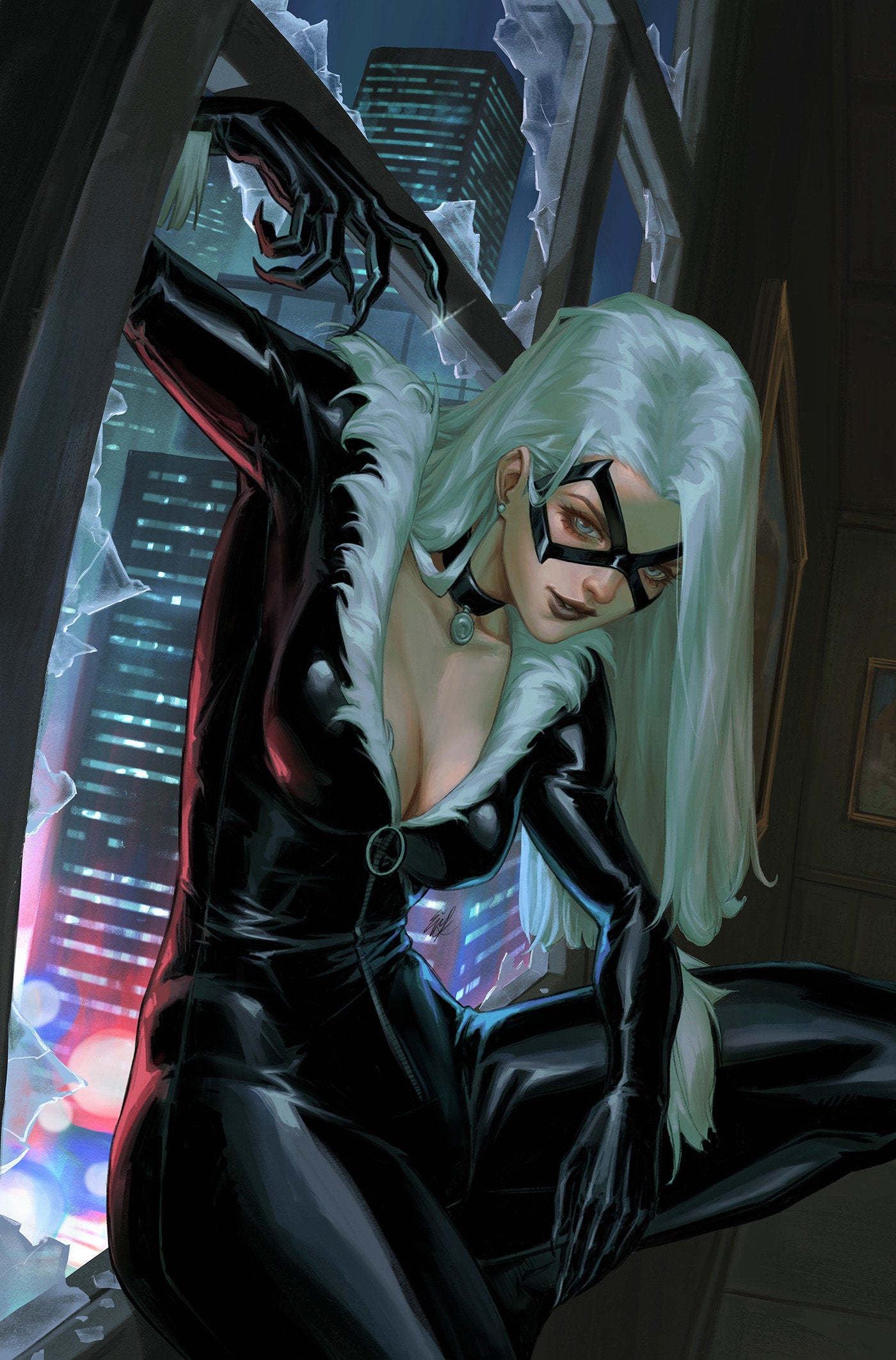 BLACK CAT #12 EJIKURE BLACK CAT VIRGIN VARIANT 1:50