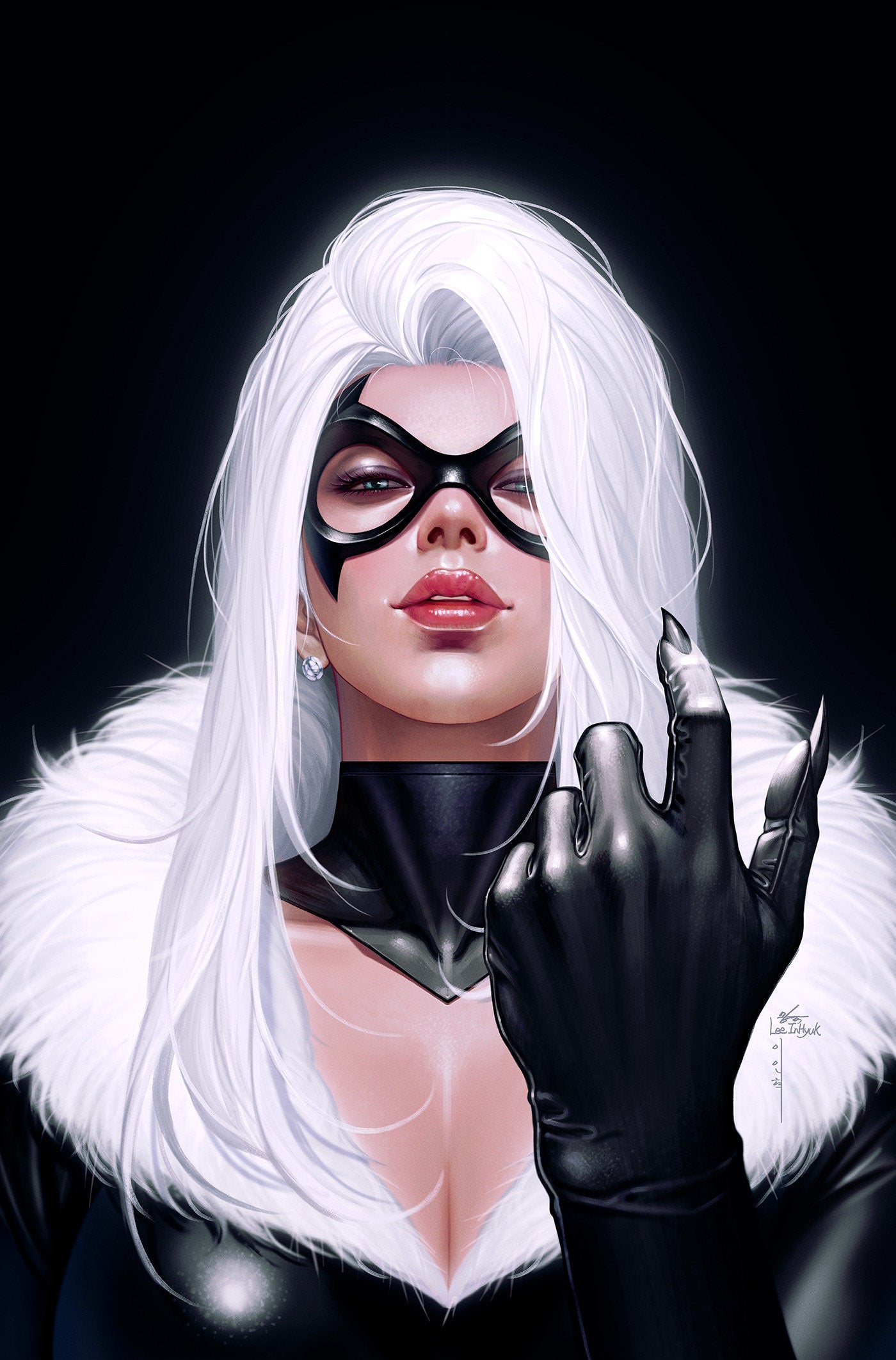 BLACK CAT #13 INHYUK LEE BLACK CAT VIRGIN VARIANT 1:100