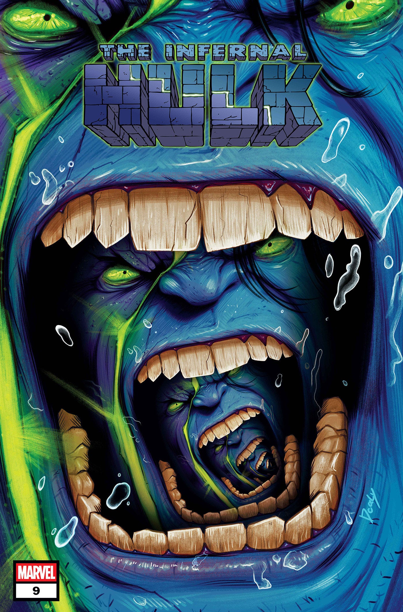 INFERNAL HULK #9 DOALY VARIANT 1:25