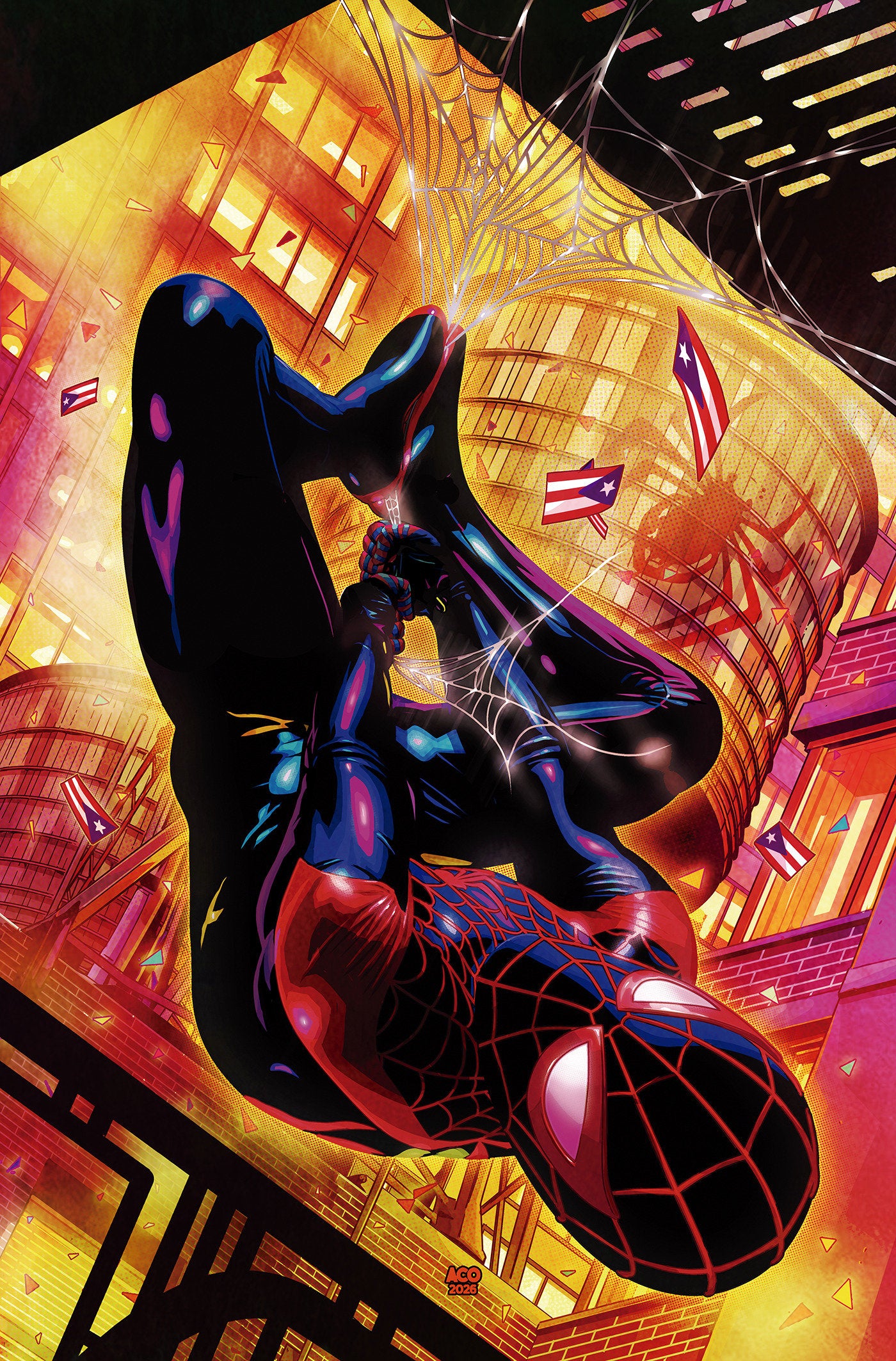 MILES MORALES: SPIDER-MAN #1 ACO RATIO VIRGIN 2ND PRINTING VARIANT