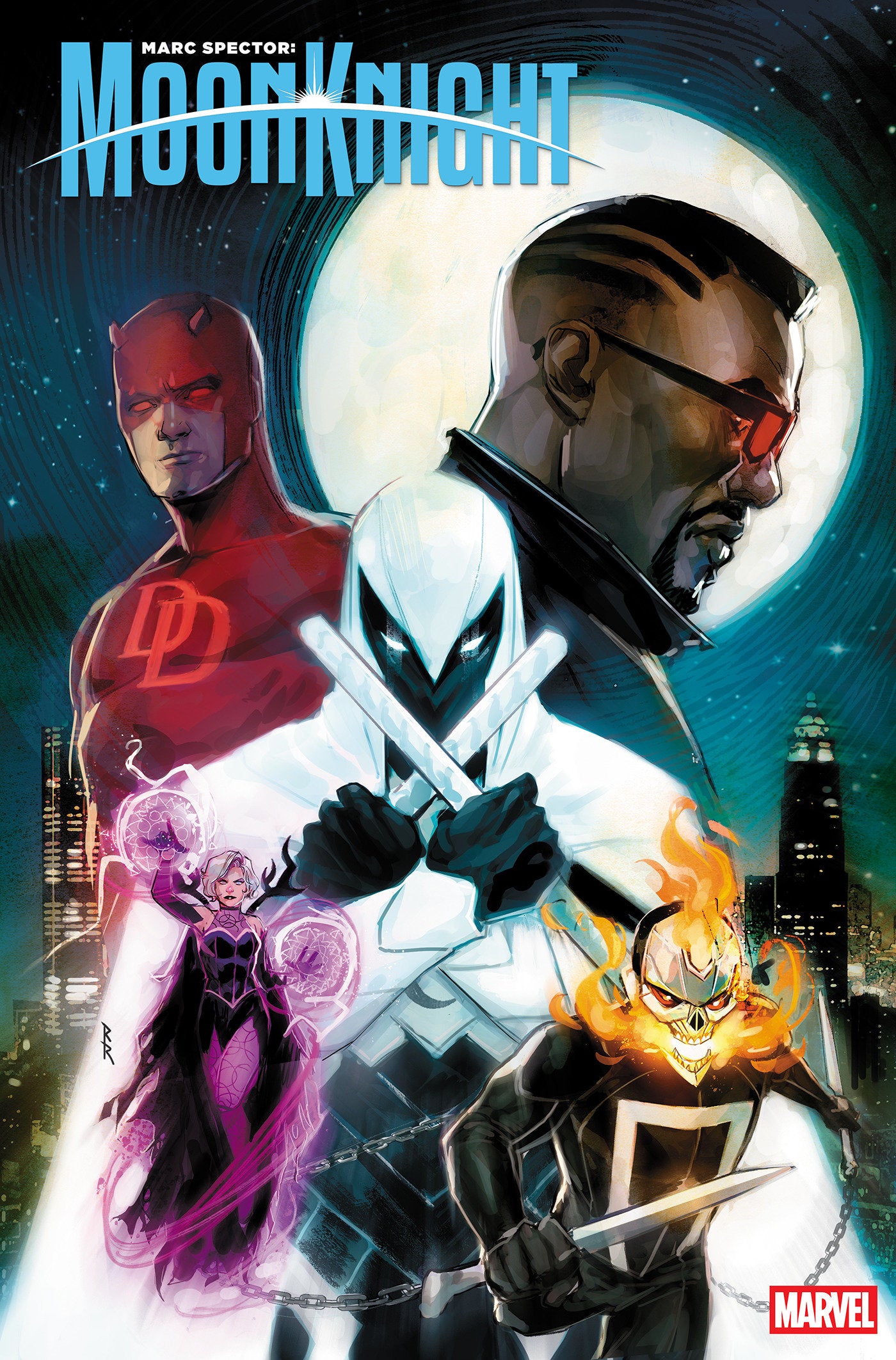MARC SPECTOR: MOON KNIGHT #8 ROD REIS VARIANT 1:25