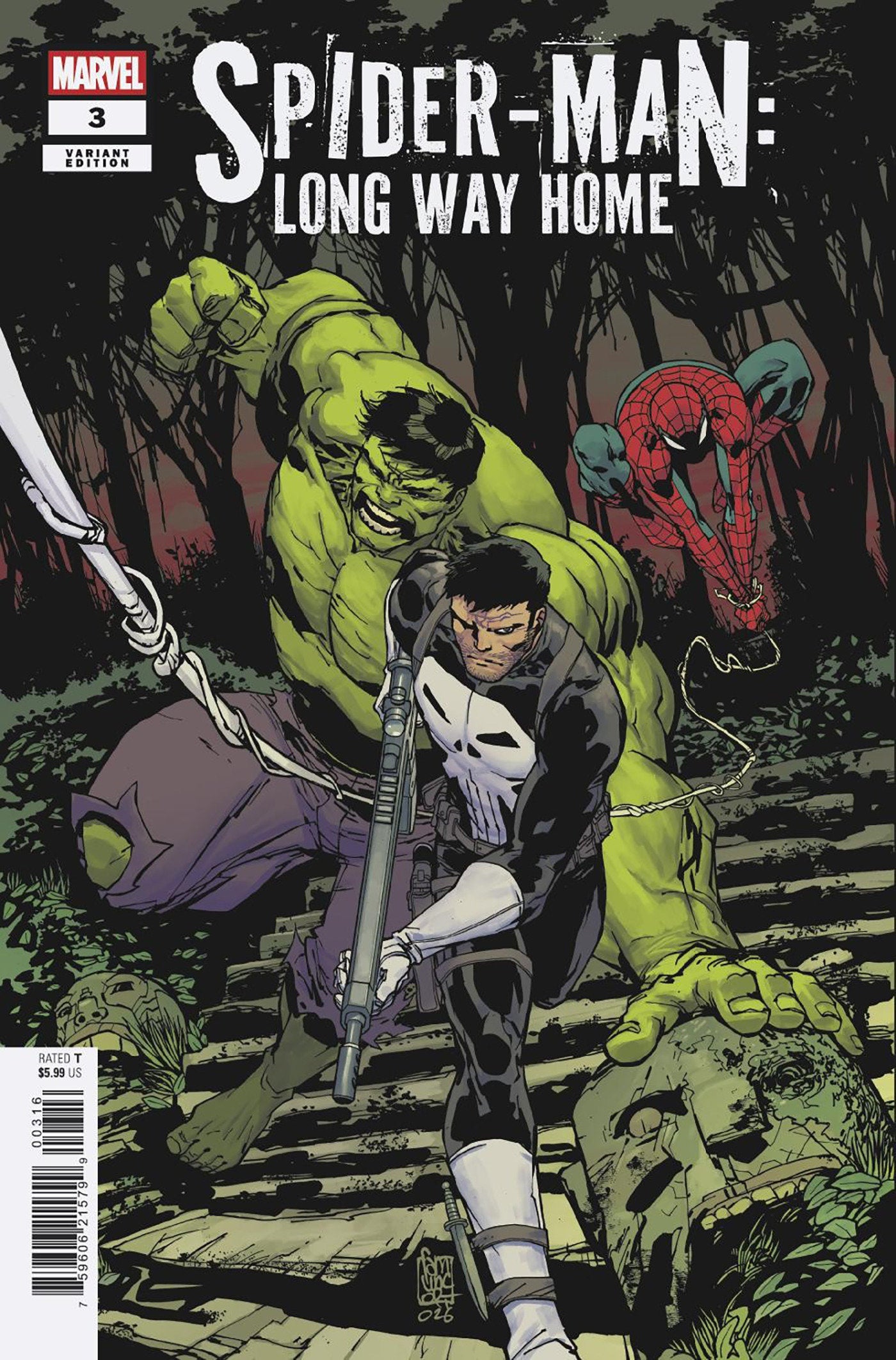 SPIDER-MAN: LONG WAY HOME #3 GIUSEPPE CAMUNCOLI VARIANT 1:25