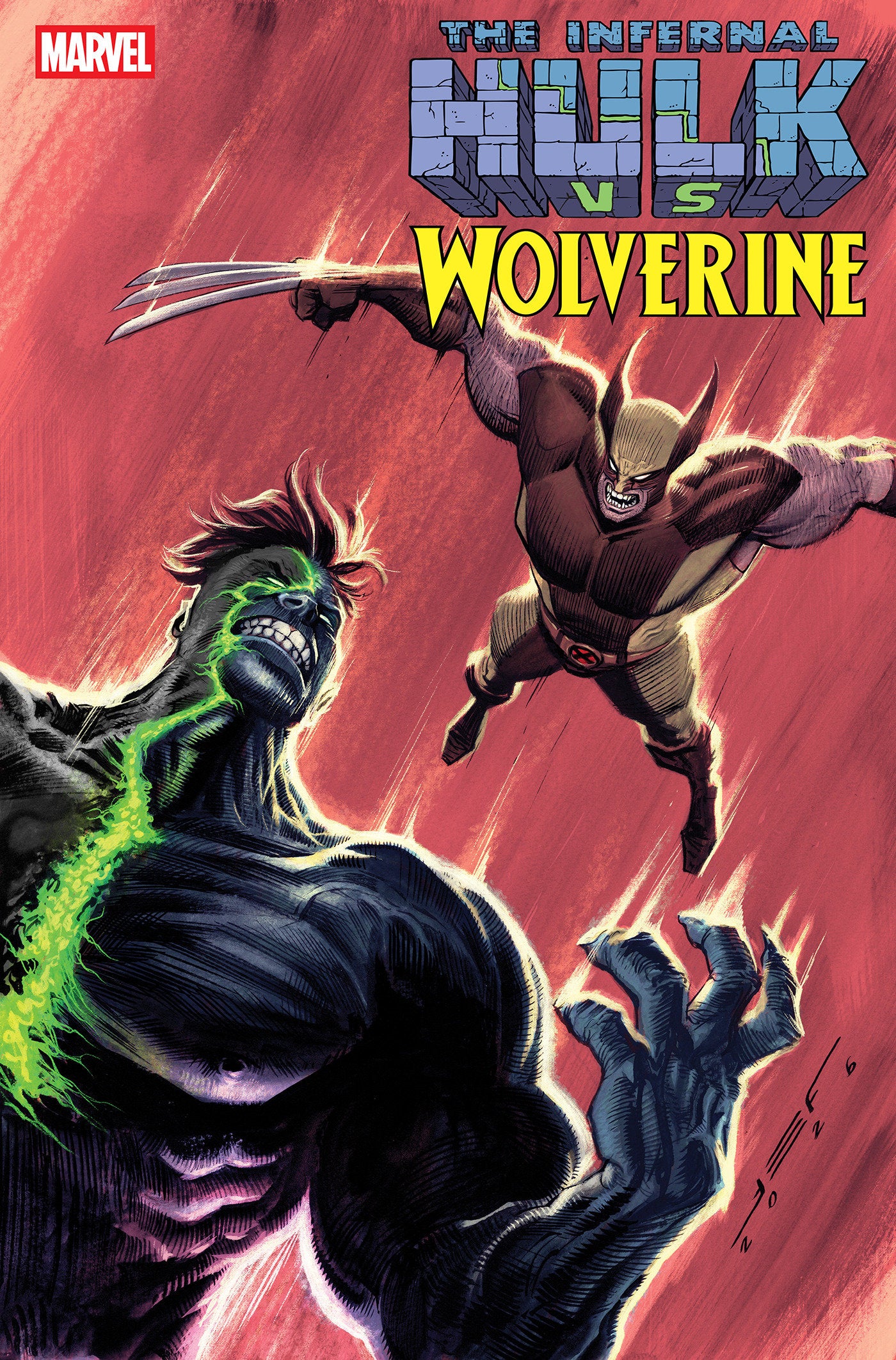INFERNAL HULK VS. WOLVERINE #1 JUAN FERREYRA VARIANT 1:25