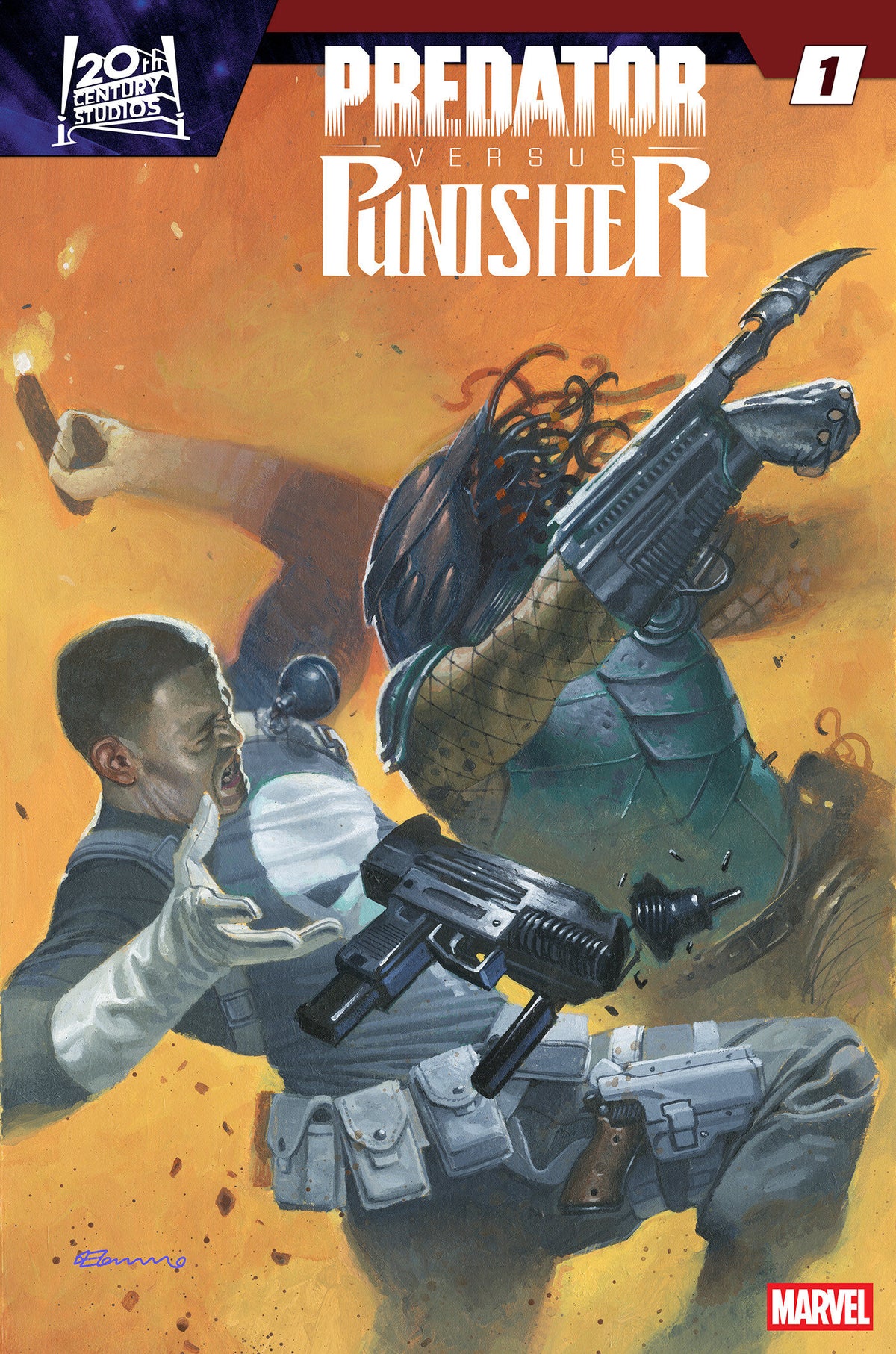 PREDATOR VS. PUNISHER #1 COVER C FABRIZIO DE TOMMASO 1:25 VARIANT