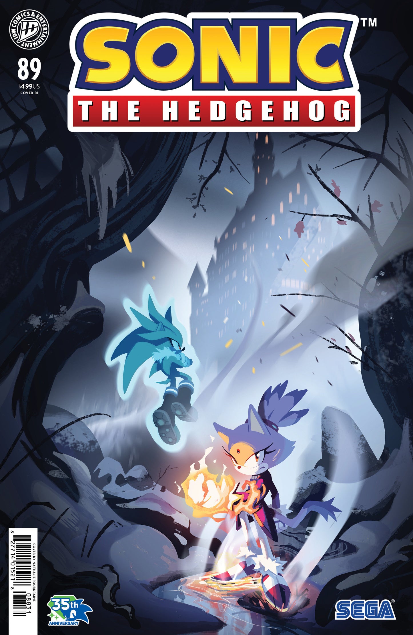 Sonic the Hedgehog #89 Variant RI 1:15 (Fourdraine)