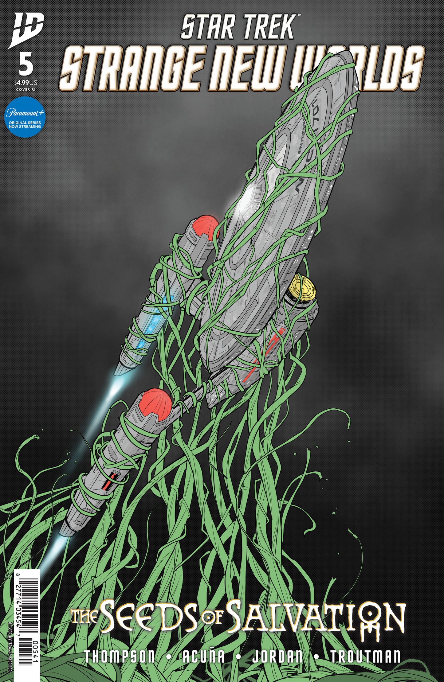 Star Trek: Strange New Worlds--The Seeds of Salvation #5 Variant RI 1:10 (Mercer B&W)