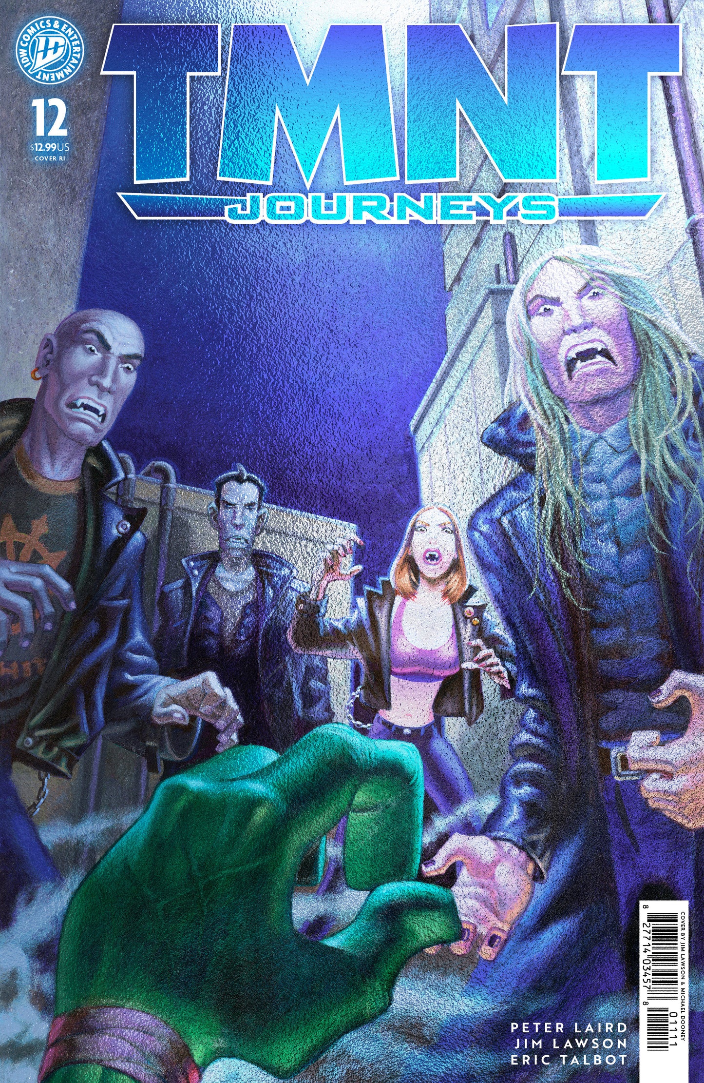 TMNT: Journeys #12 Variant RI 1:10 Foil (Dooney & Lawson)