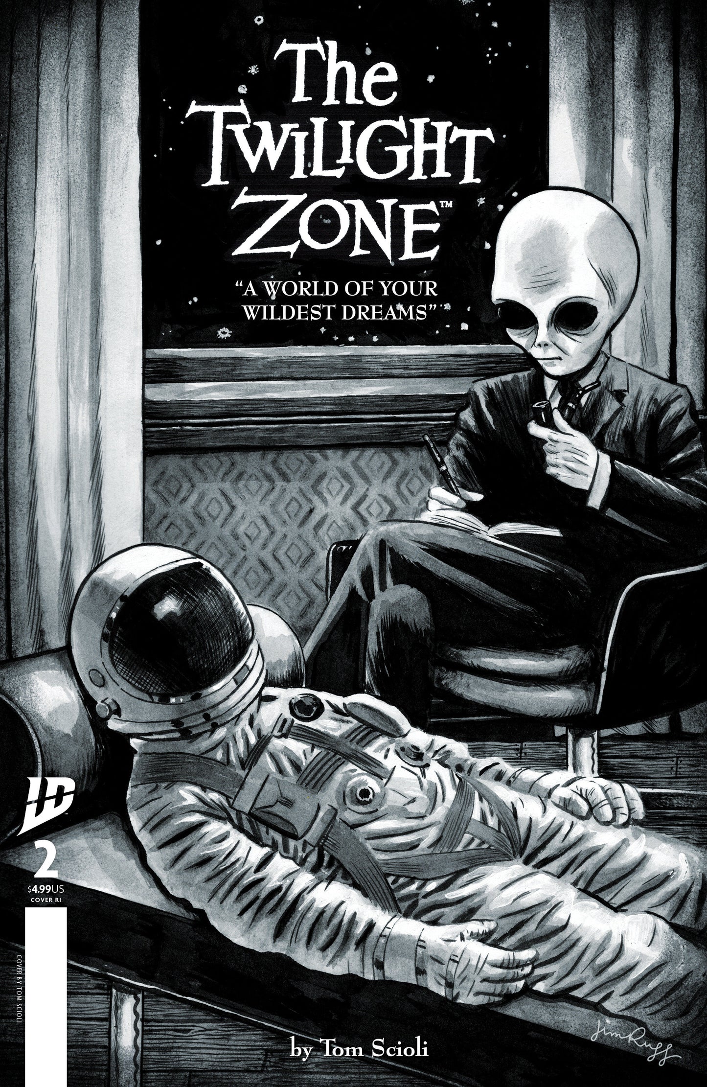 The Twilight Zone #2 Variant RI 1:15 (Rugg)
