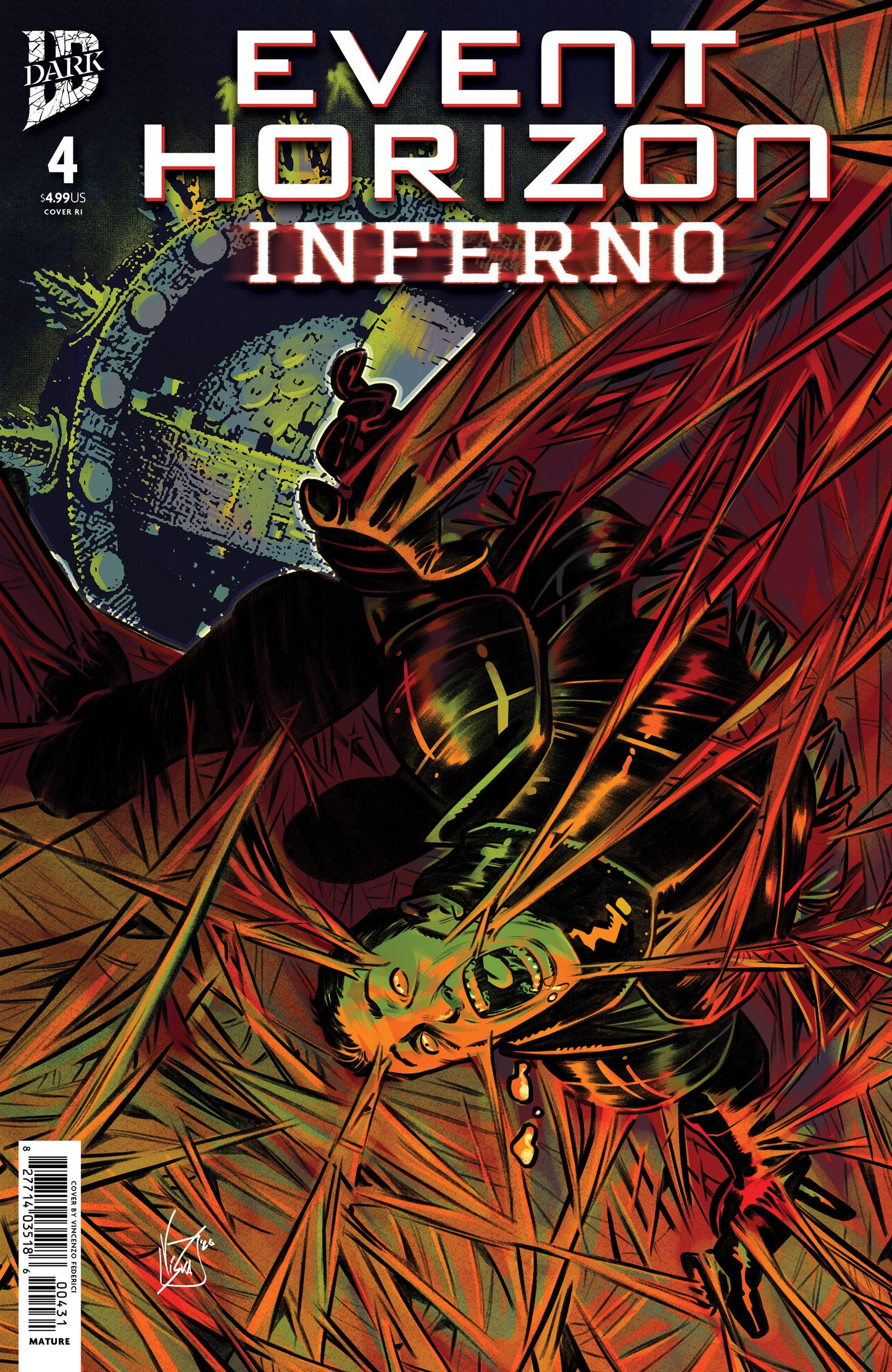 Event Horizon: Inferno #4 Variant RI 1:10 (Federici)