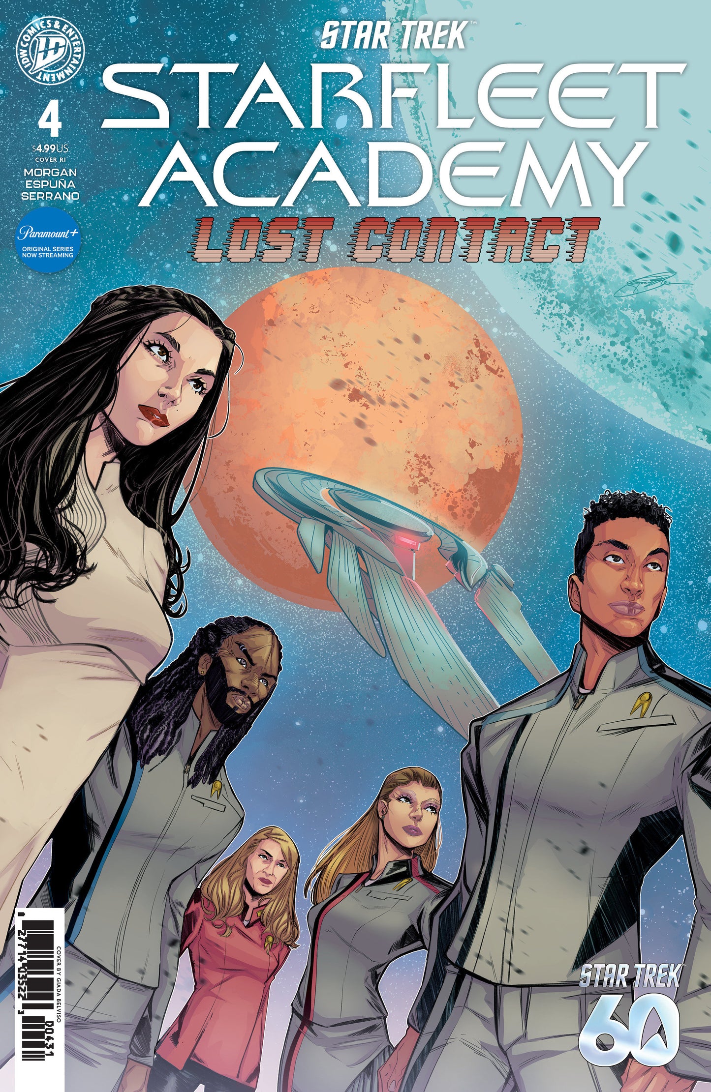 Star Trek: Starfleet Academy--Lost Contact #4 Variant RI 1:10 (Belviso)