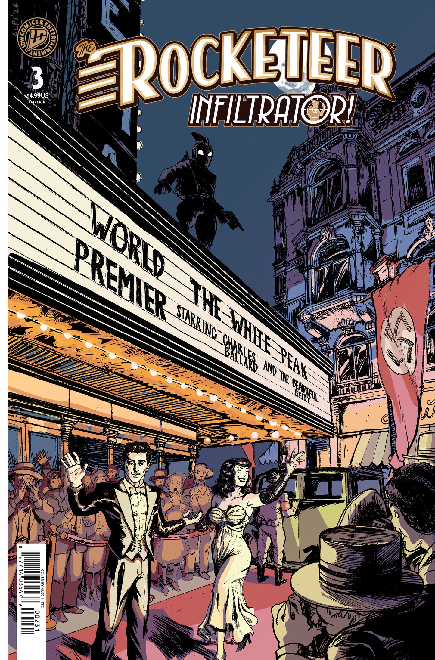 The Rocketeer: Infiltrator! #3 Variant RI 1:10 (Alpi)