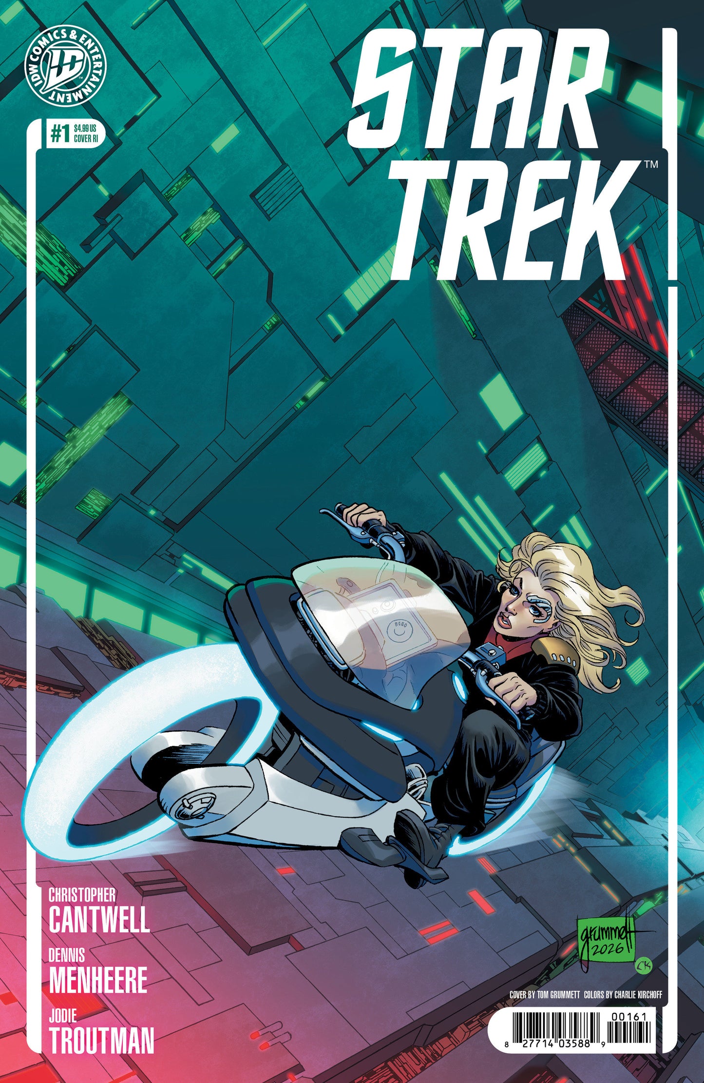 Star Trek (2026) #1 Variant RI 1:15 (Grummett)