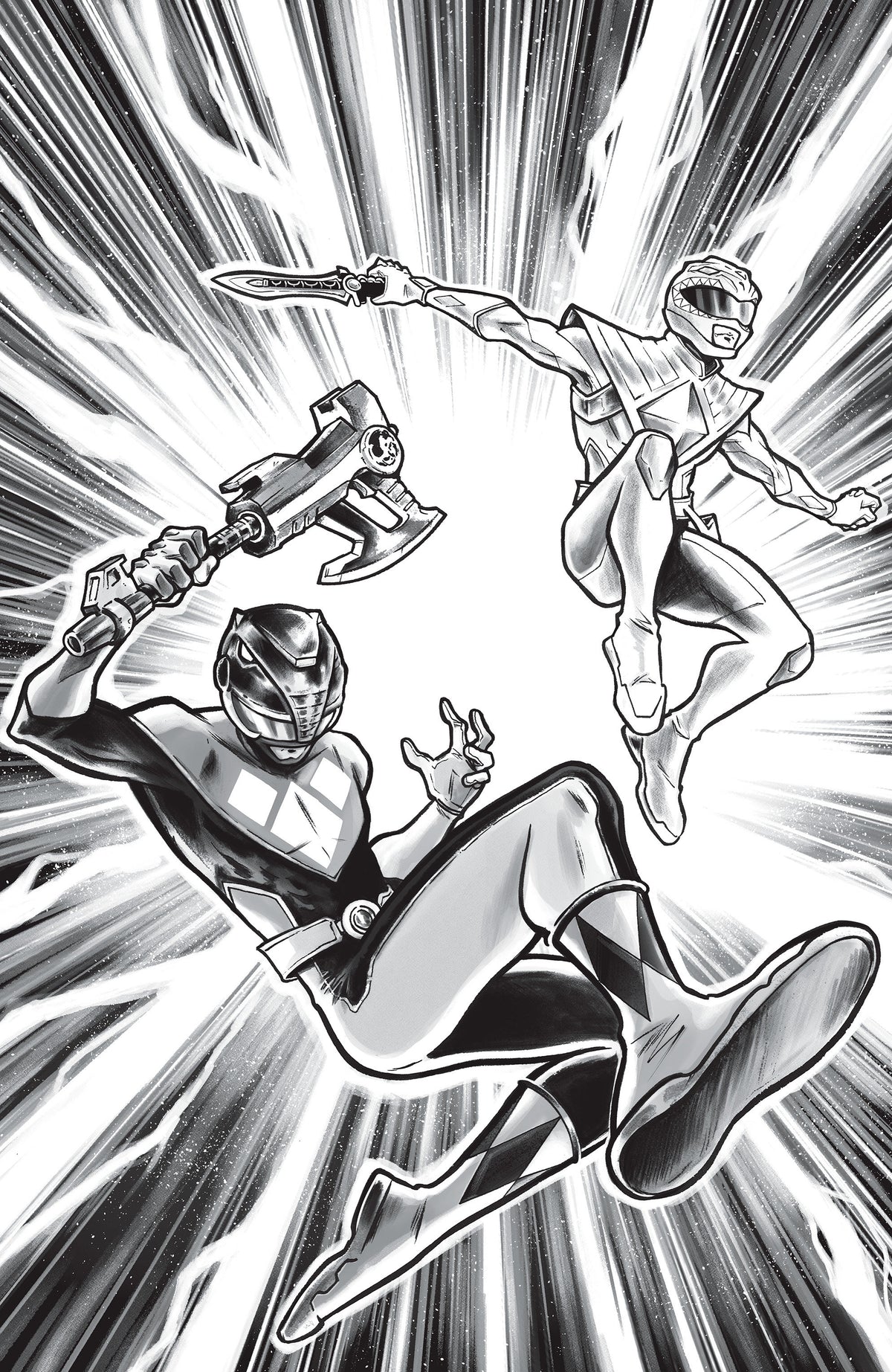 Mighty Morphin Power Rangers (2026) #5 H 1:25 INCV Variant (Full Art, Di Gianfelice)