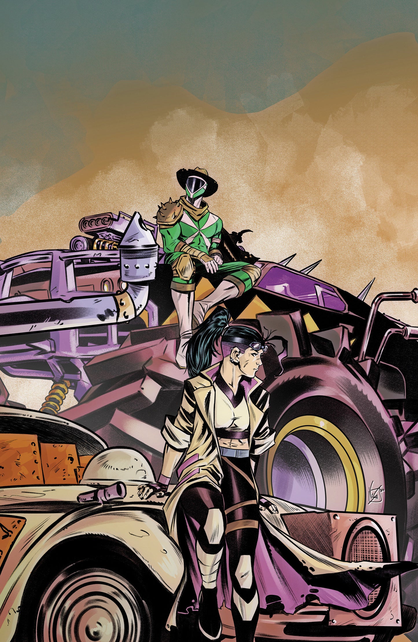 Power Rangers Unlimited #4 F 1:20 INCV Variant (Full Art, Federici)