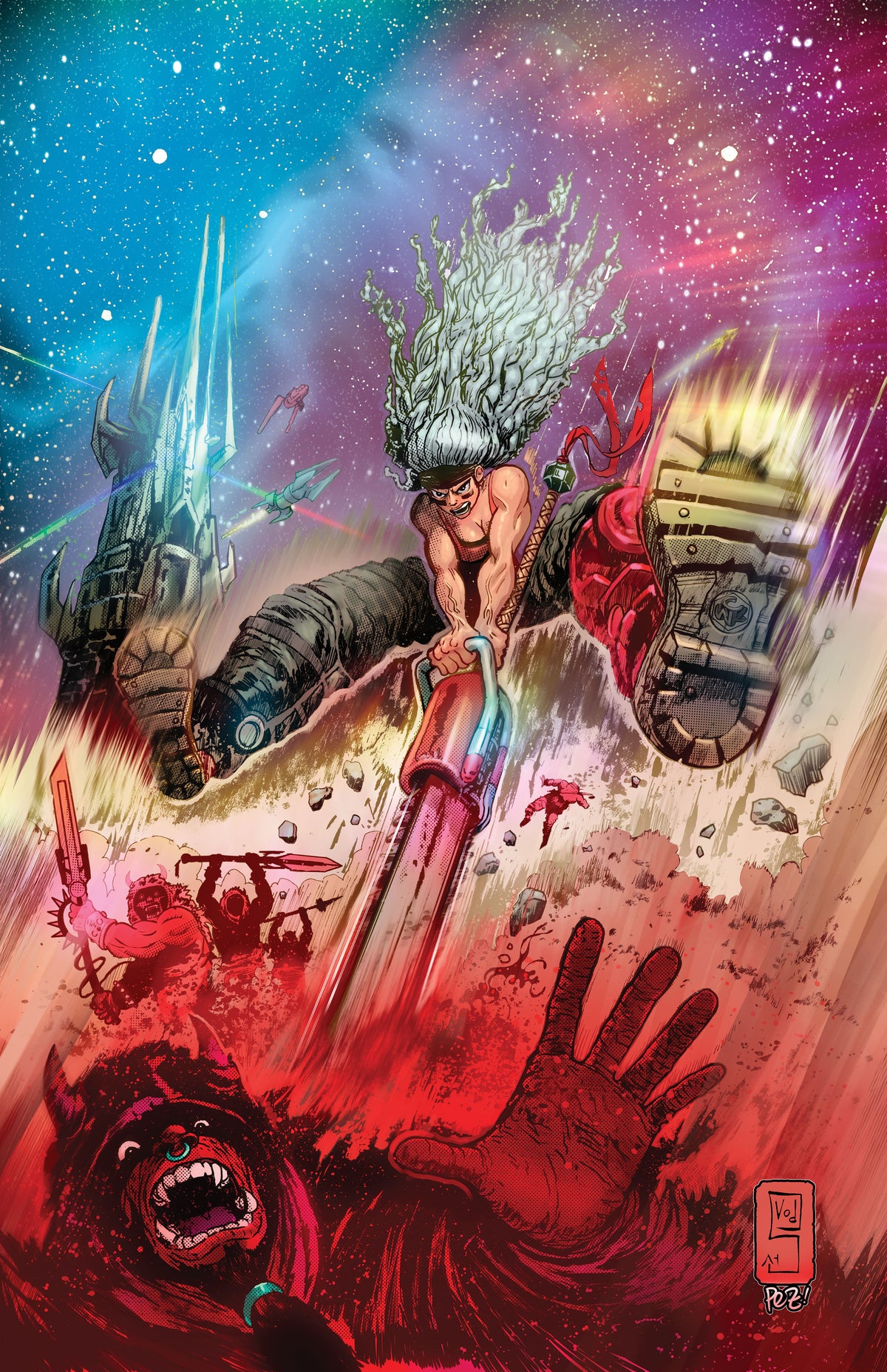 Chainkata #1 Exclusive Art by Victor Irizarry & Colors by Daniel "Pez" Lopez