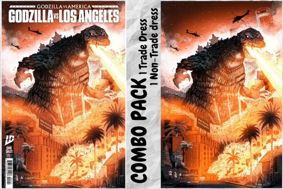 Godzilla vs Los Angeles Combo Pack