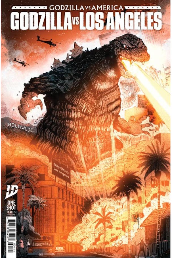 GONZO COMBO: I Hate Fairyland #50 Exclusive Art by J. Gonzo & Godzilla vs Los Angeles story by J. Gonzo Limit to 3 per customer