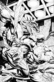 FINAL BOSS #11 CVR E INC 1:50 TYLER KIRKHAM B&W VIRGIN VAR (MR)