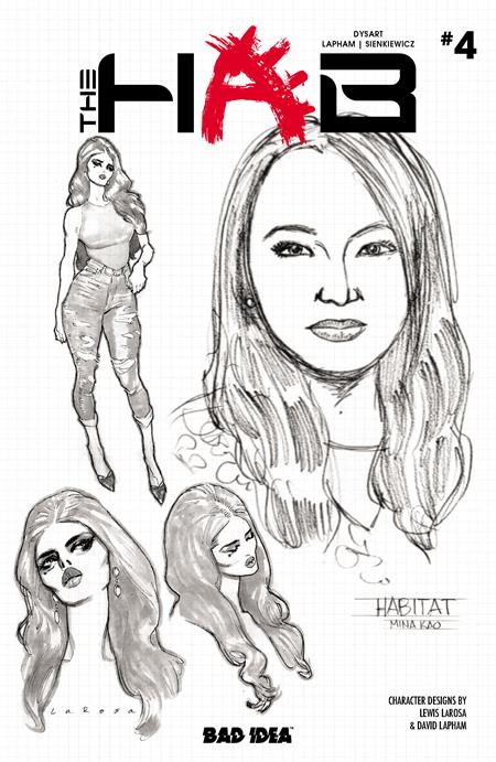 HAB #4 (OF 6) CVR D INC 1:20 LEWIS LAROSA DAVID LAPHAM CHARACTER DESIGN VAR