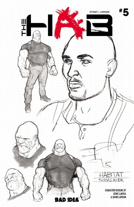 HAB #5 (OF 6) CVR F INC 1:20 LEWIS LAROSA DAVID LAPHAM CHARACTER DESIGN VAR
