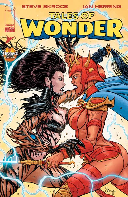TALES OF WONDER #1 (OF 5) CVR H STEVE SKROCE & NEERAJ MENON WITCHBLADE TEAM UP VAR