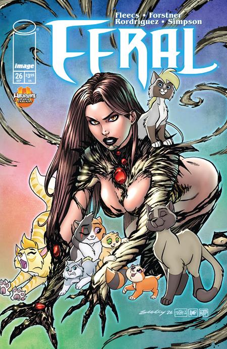 FERAL #26 CVR D TRISH FORSTNER & TIM SEELEY WITCHBLADE TEAM UP VAR