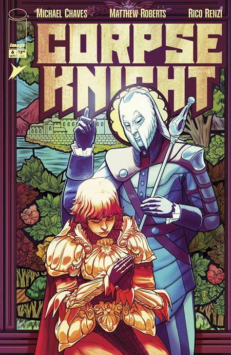 CORPSE KNIGHT #6 (OF 6) CVR D INC 1:25 NIMIT MALAVIA STAINED GLASS VAR (MR)