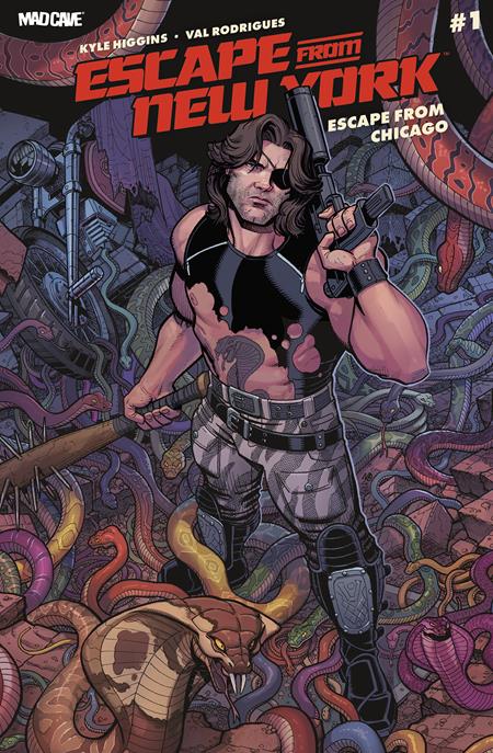 ESCAPE FROM NEW YORK ESCAPE FROM CHICAGO #1 CVR H INC 1:20 NICK BRADSHAW JIM CHARALAMPIDIS CARD STOCKVAR