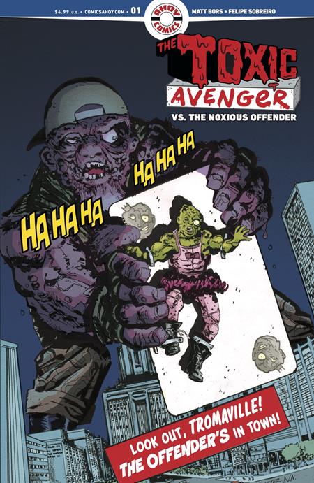 TOXIC AVENGER VS THE NOXIOUS OFFENDER #1 (OF 5) CVR B 1:3 COPY GREG SCOTT CLASSIC COVERS HOMAGE UNLOCK VAR (MR)
