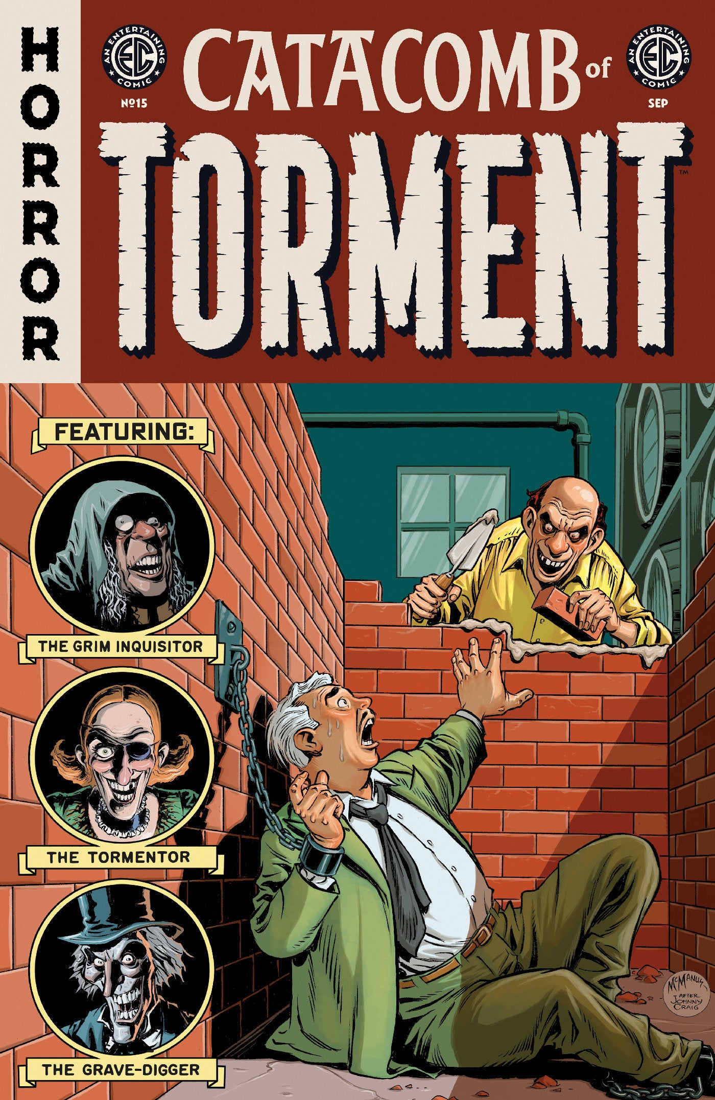 EC CATACOMB OF TORMENT #15 CVR C INC 1:10 SHAWN MCMANUS EC HOMAGE VAR