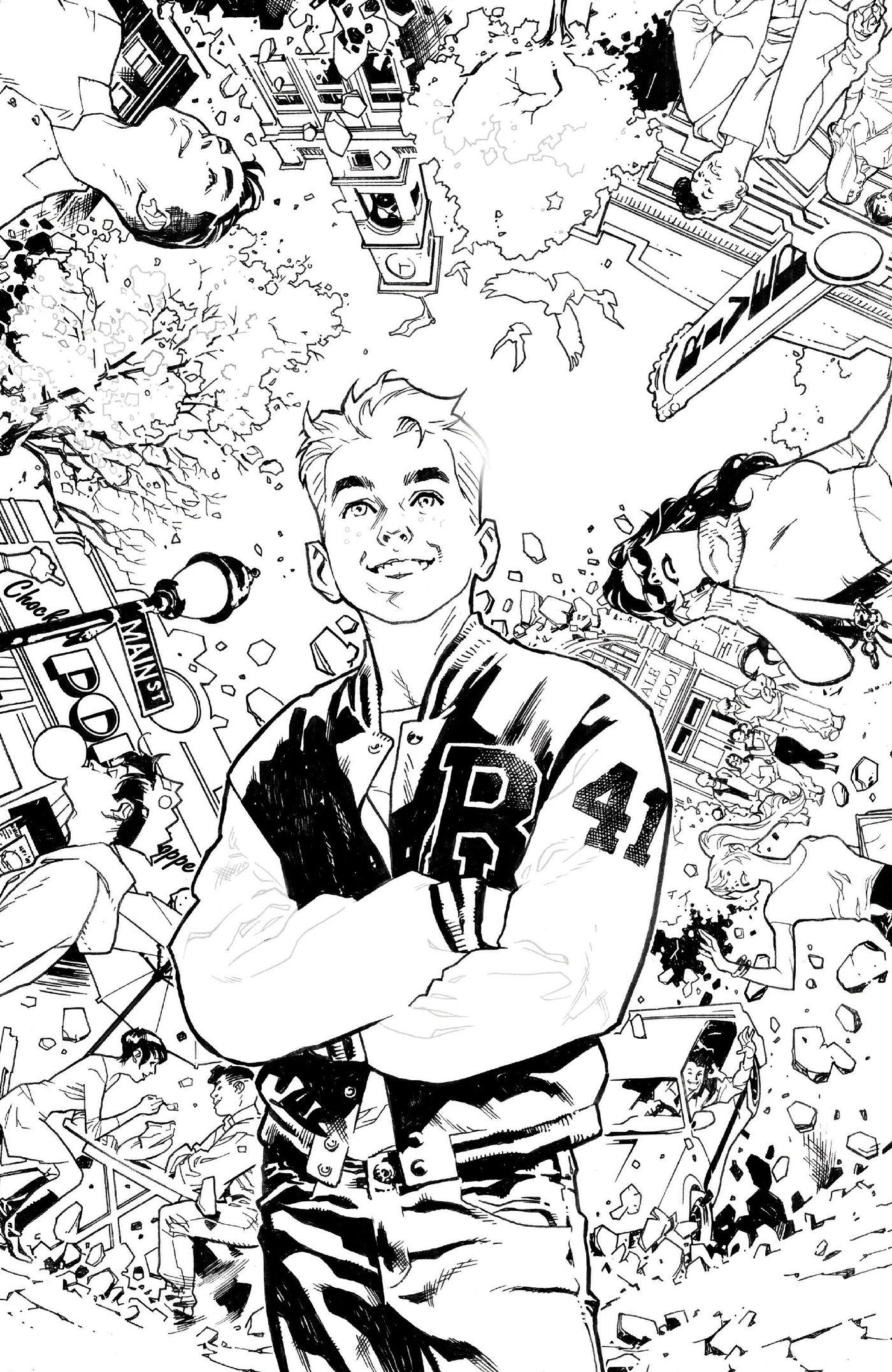 ARCHIE #1 CVR L INC 1:250 STUART IMMONEN B&W VAR