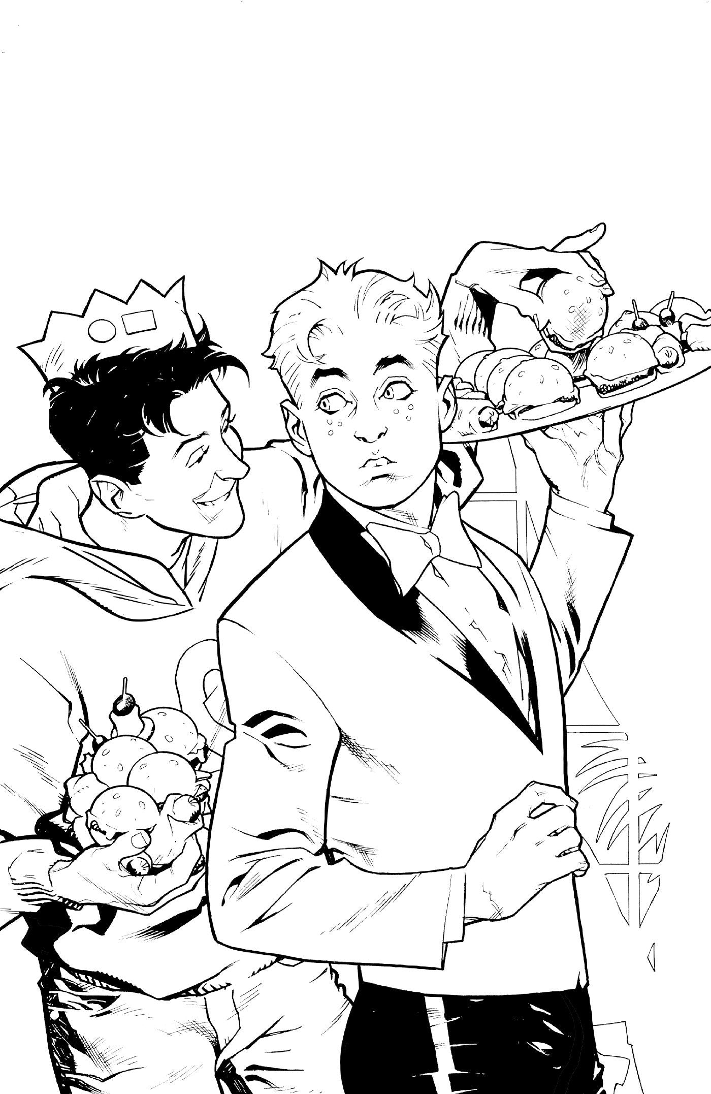 ARCHIE #2 CVR G INC 1:100 STUART IMMONEN B&W VAR