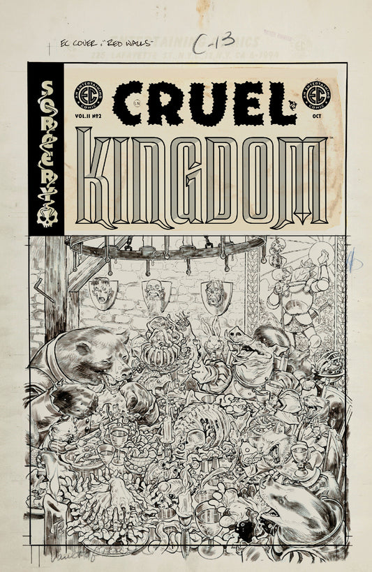 EC CRUEL KINGDOM 2 #2 CVR D INC 1:20 TOM FOWLER B&W ARTIST EDITION VAR