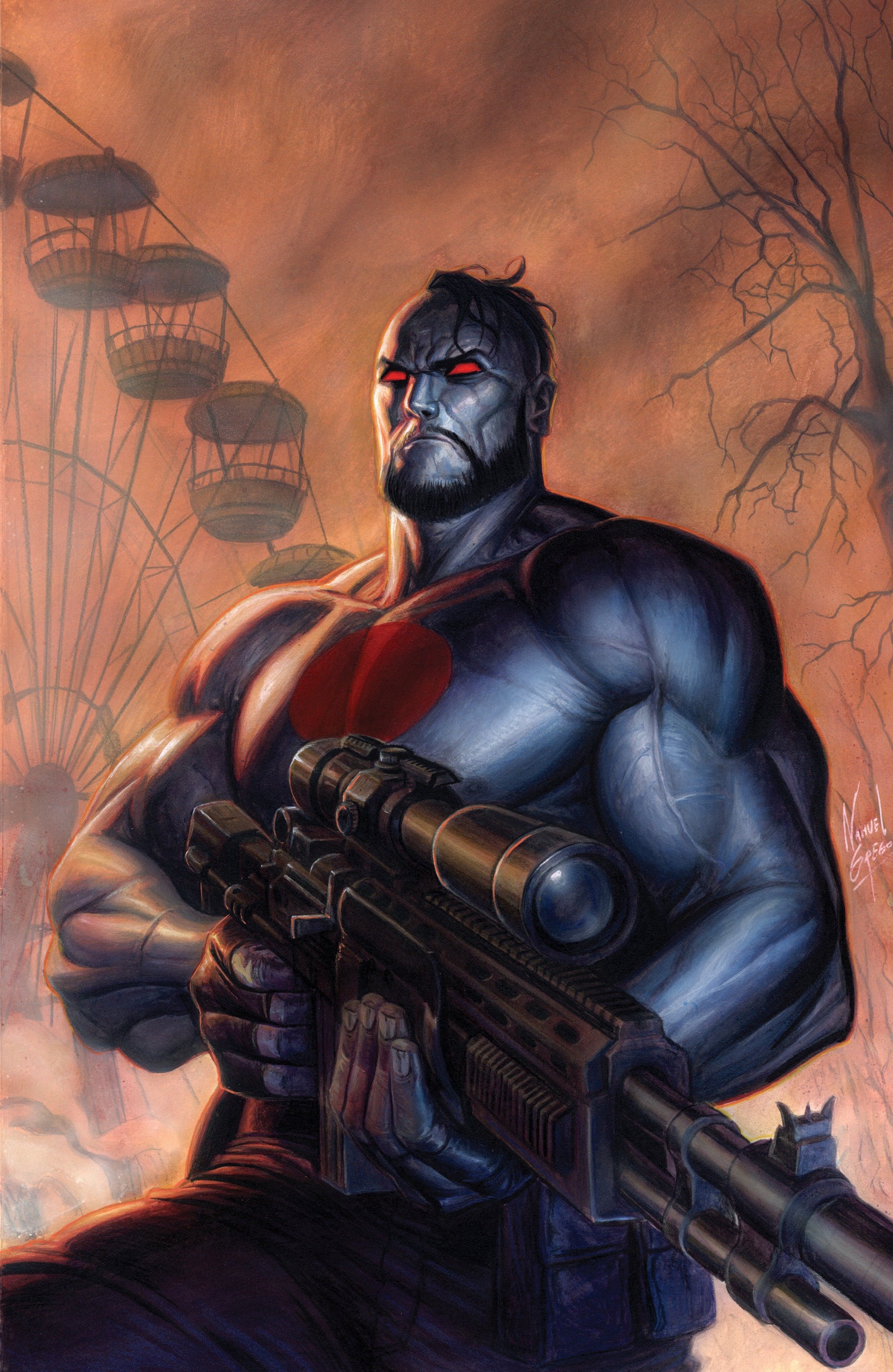 Valiant Beyond: Bloodshot #5--Man Made Hell #2 Variant C (Grego Full Art)