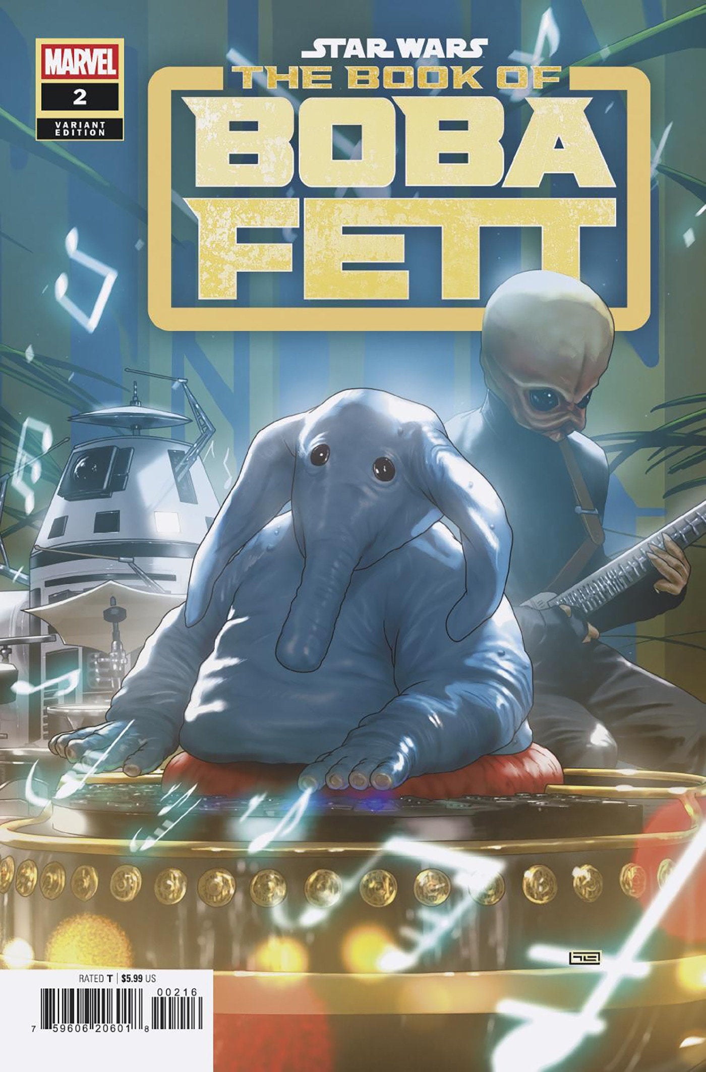 STAR WARS: THE BOOK OF BOBA FETT #2 TAURIN CLARKE VARIANT 1:25