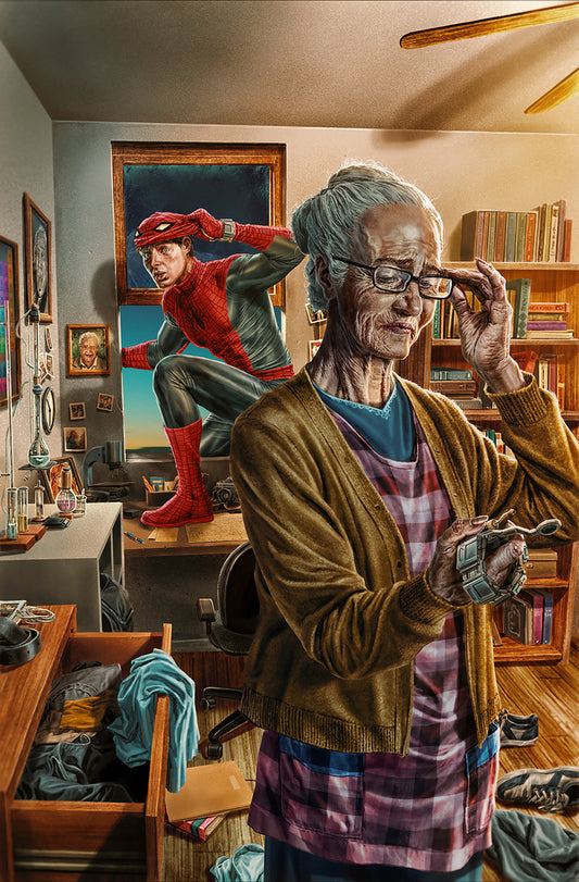 AMAZING SPIDER-MAN #35 LEE BERMEJO AMAZING VISIONS VIRGIN VARIANT 1:100