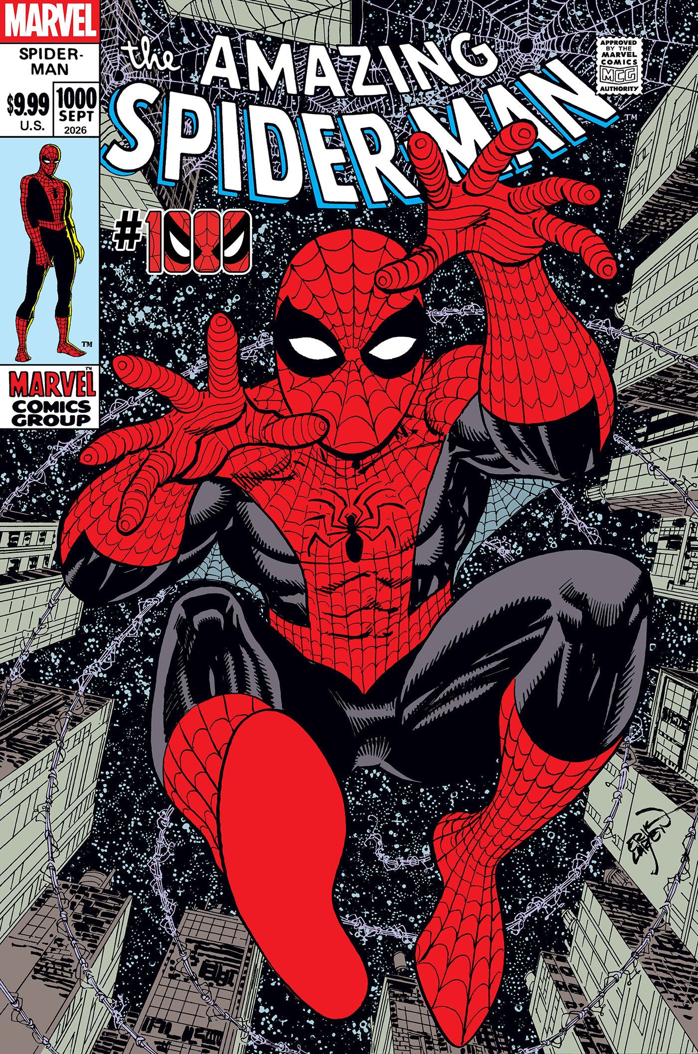 AMAZING SPIDER-MAN #1000 ERIK LARSEN VARIANT 1:25