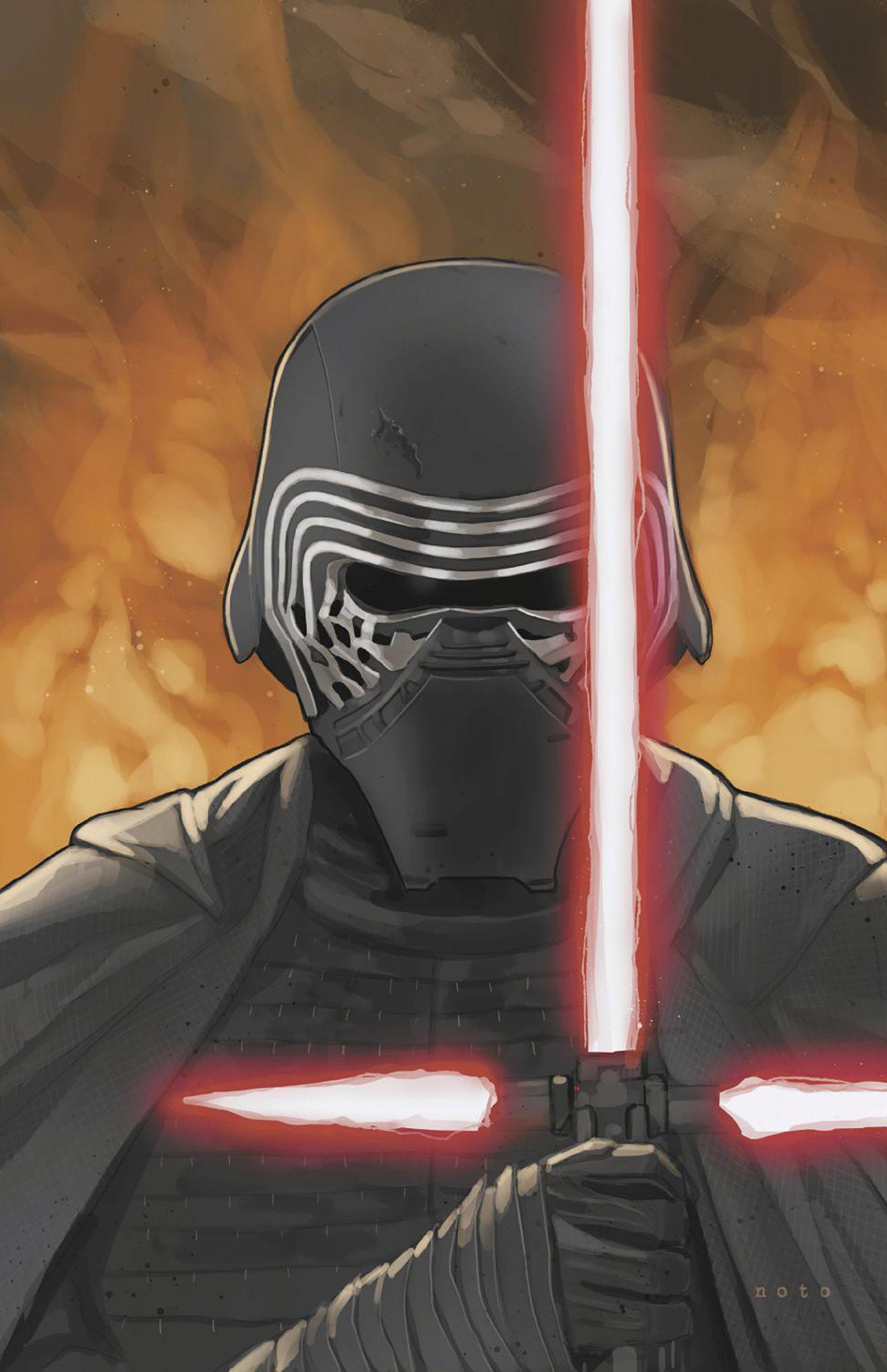 STAR WARS: THE FALL OF KYLO REN #1 PHIL NOTO VIRGIN VARIANT 1:50